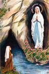 Marie -ayant apparu à Bernadette Soubirous   LOURDES