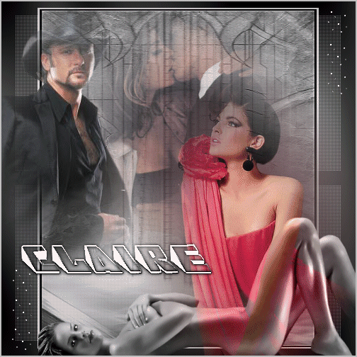 Belle femme sensuelle avc robe rouge lui va bien;beauté féminine ; à nue:beau corps;avc respect ;et un homme derrière sous le charme;1 couple s'embrassant:reflet/Image superbe -  Amitiés et Bises