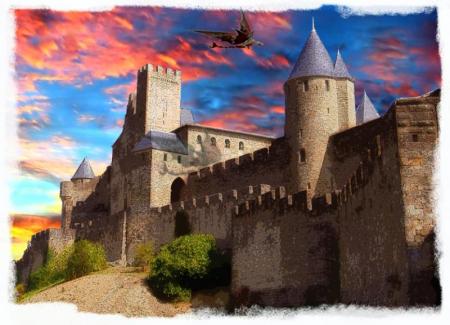 L'AUDE région dpartmnt SUD : CARCASSONNE belle ville Remparts ; ville ayant été fortifiée ; Tourisme et jolies choses à visiter ; autour de beaux paysages ; l'AUDE est aussi un joli départem