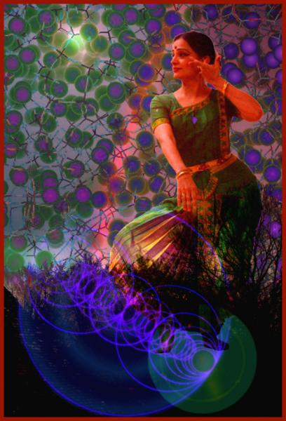 Belle femme - type INDIEN  Bien colorée, belle femme typée ; plein de bulles ; couleurs vie dns ctte image Superbe  Amitiés à Ts Ttes  BNNE FIN DE JOURNEE   Marie-Andrée     BISOUS