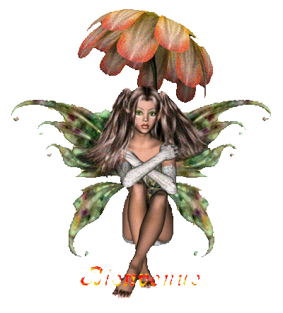 Jolie fille, verdure fleur; brille Original!ns Souhaite BIENVENUE!!