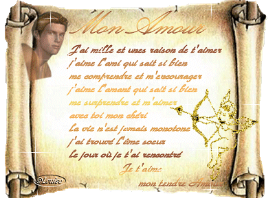 Poème Superbe  d'un beau jeune homme qui Déclare Sa Flamme pr Celle qu'il Aime !