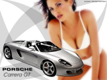 Une Porshe  belle : une belle femme vs la Présente !!
