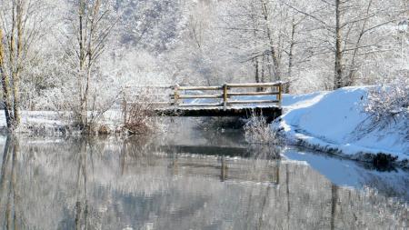 Image superbe hiver Neige,photo prise près d'ANNECY LES ALPES