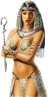 Brille les habits de ctte femme belle sensuelle; style Egyptien