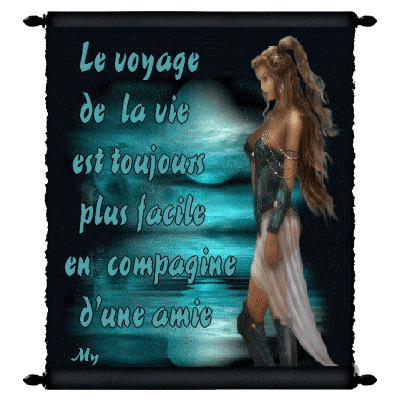 femme jolie:coucher de soleil;avc  message d'amitié 