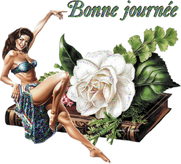 femme charmante attirante!joli décor, vient ns présenter voeux BONNE JOURNEEE!!