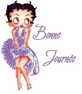 betty boops , bien belle ; joie dans cette image;:ns souhaite BONNE JOURNEE