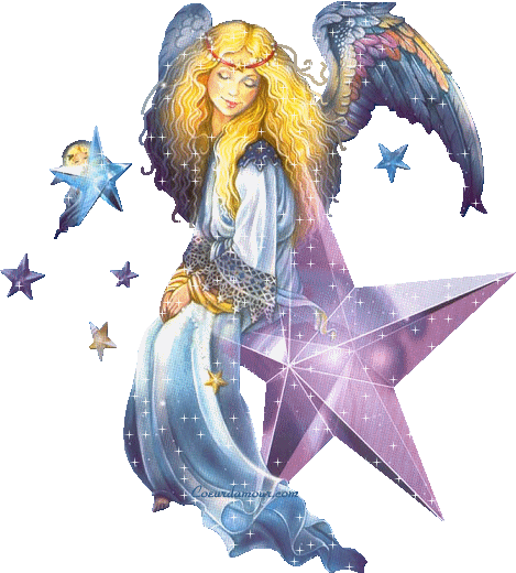 femme angeravissante,robe superb brille!bel étoile mauve beaux cheveu! imag apaise joie élèv coeur ame notr Etre!
