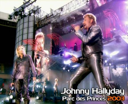 Johnny Hallyday,en concertflashebien belle affiche Lumières Ambiance!!!