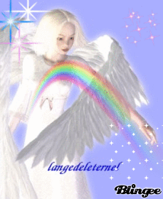 Ange de l'ETERNEL : vs envoie Sa Lumière Divine et Christique!!Joli Arc en ciel JOIE PAIX AMOUR AMITIE