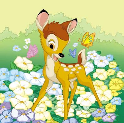 BAMBI : célèbre dessin animé, très joli et qui plait encore!!!qui rappelle bien Souvenir
