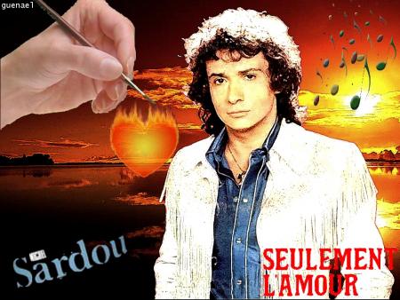 Michel:pensif et BEAU:sou coucher de soleil;quelqu'un Peint!Seulment l'AMOUR