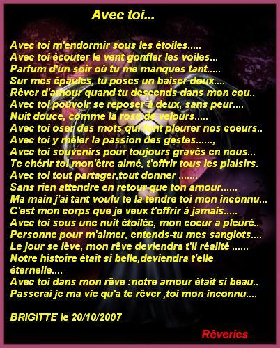 MON AMOUR AVC TOI NOUS AIMER TTE UNE NUITPOEME