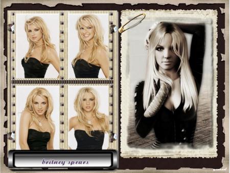BRITNEY SPEARS : jolie,sur plusieurs poses photoset souriante