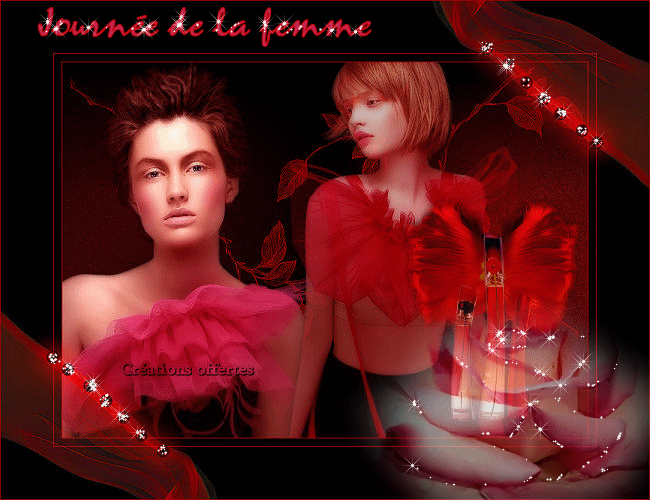 Mode Belle Femme  Couleurs  Fleurs Parfum Brillent Etoiles Coeurs