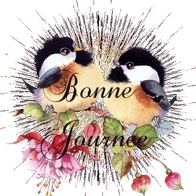 BONNE JOURNEE TS TTES; cmme ces oiseaux beaux et mimi viennent vs le Souhaiter!!
