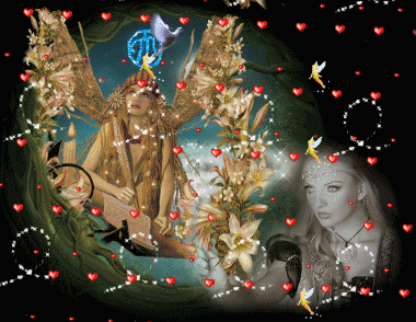 Bells femmes,pensée,admirent nuit étoiles coeur colombe amour amitié tendresse Brillent leurs coeurs penséesimage qui apaise et redonne Lumière et Vie!!