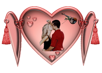 coeur LOVE:un couple s'embrass!amoureuromantiqu VIRTUEL JOLI!!POESIE