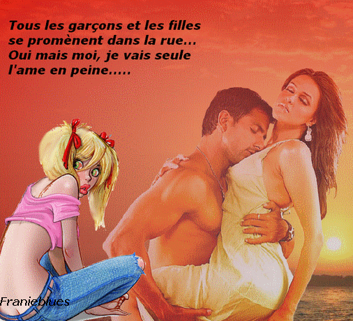 Souvenir chanson Fran&ccedil;oise hardy:humour se m&ecirc;le &agrave; l'amour couple ��belles couleurs coucher de soleil