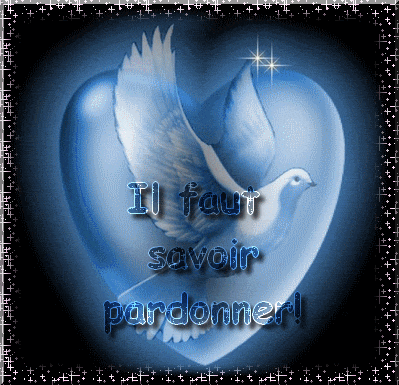 beau coeur blancbleu!la colombe bel oiseau symbolise la paix amour le&ccedil;on de sagesse et de prise sur soi m&eacute;ditation ; dn coeur esprit et &acirc;me !!!