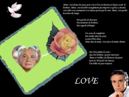 BONJOUR  BON WEEK END  TS  TTES � michel vien vs offre ce beau po&egrave;me d'Amour