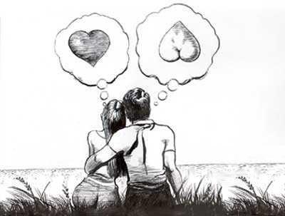 jolie photoN/B amoureux devant mer verdure au vent, intimit&eacute;;pensent oh!&agrave; quoi pensent ils!!! maisc'estL'AmourPr&eacute;domine,m&ecirc;me s'ilya Intimit&eacute; sexuelle complice!!