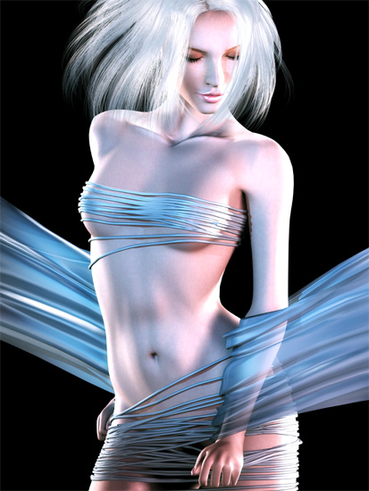 bell femm pensive r&ecirc;ve Amour Sa vie,tenue sensuelle belles draperies  bleues sexy;beau visage beau corps!! coucou! un pti com! merci d'avance ��