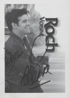 Photod&eacute;dicac&eacute;e  de  Roch Voisine� souriant �  A  BIENTOT   marie-andr&eacute;e ��   donnez moi des id&eacute;es  ��  merci d'avance !!