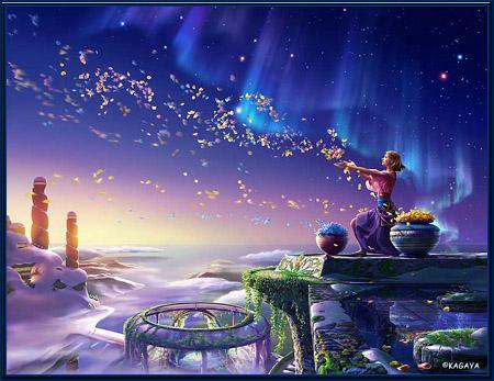 Bel image f&eacute;&eacute;rique!fem envoie lumi&egrave;re oiseau paix ame coeur esprit joie Harmonie Avc Ntre &ecirc;tre Int&rieur�DOUCE SOIREE DOUCE NUIT Marie-andree�