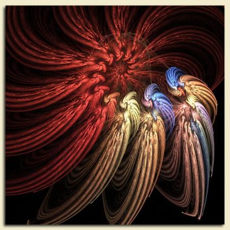 Original ctte image Tresses plusieurs couleurs chaudes et douces�L'o ndirait un Mandala tress&eacute;!j'adore!!Et Vous!!j'atten vtre avis si &ccedil;a vs chante �DOUCE JOYEUSE SOIREEE�DOUCE NUIT   ma