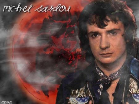 Bell photo de Michel sardou,habill&eacute; cuir Moto,et joli fon la terre, pr s'&eacute;vader se griser sr sa moto��  A BIENTOT   mil bizzz  marie-andr&eacute;e ��  bon dimanche!!