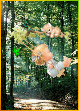 Coeur d'enfant Ange cette photo ns rappel souvenirs fait r&eacute;veiller en nou notre coeur ame!!gaiet&eacute; paix joie dns la verdure animaux Joue avec petit fille Ange prot&egrave;ge��mil amiti&eacute;s   marie-andr&eacute;e  