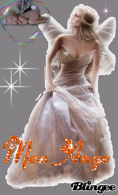 BONJOUR pensant vs avez bien dormi et dort encore, c'est t&ocirc;t, je viens vs fair COUCOU  avc cette belle femme en blanc Ange,et parle &agrave; son B&eacute;b&eacute; Ange dns son Coeur Mimi c'est beau Mon Ange,j&#