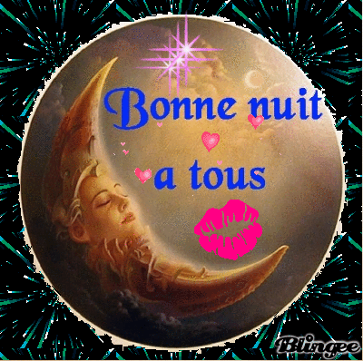 nUIT FEUX D'ARTIFICE Couleurs la lune ETOILE visage d'une bell femme form Lune dort,ns sOUHAITE Bonne Nuit ns bizzz Coeurs d'Amour d'Amiti&eacute;  GaiOriginalet Tendre��  Soir&eacute;e belle et