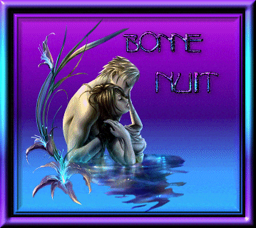 A Ts Ttes,bnne soir&eacute;e gaie,propuls&eacute;e de mil bnne choses,;et Bnne Nuit devant cett bell image Couple Amoureux &agrave; moiti&eacute; dans l'eau brillant belles couleurs apaisantes ;d'amour de paix��Amiti&eacute;s