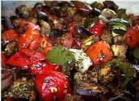 Plats l&eacute;gumes de pays,mais tou le mond connait la Ratatouille,c&eacute;l&egrave;bre ratattouille ni&ccedil;oise,mais faite maison,elle est bien meilleure tomates aubergines courgettes oignons aromates,&ccedil;a fait bien envie a