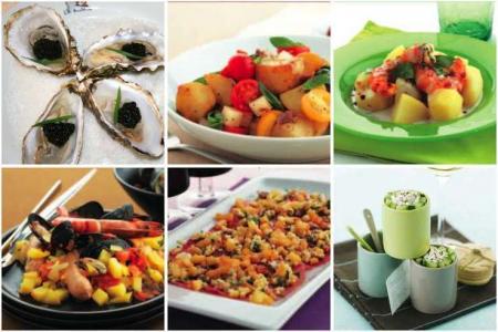 App&eacute;tissant ts ces plats paella huitre l&eacute;gumes poissons,tout cela fait bien ETE!!fait envie ;BON AP si cela n'a pas &eacute;t&eacute; fait� BNNE SOIREE TS TTES   marie - andr&eacute;e   amiti&eacute;s   !!!!