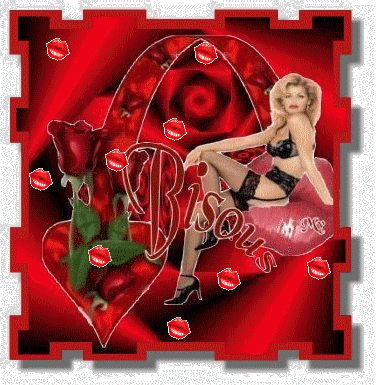 J'ai choisi cett photo image rouge fl&egrave;che coeurs bizzz virtuelsBelle rose rouge,pr mettre en valeur cette belle femme, entenue soir sensuelle,belle blondeet Vs Envoie un Flot deBisous�� A DEMAIN 