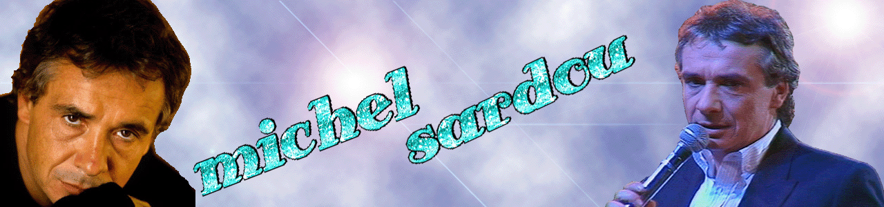 Michel : 2 Photos de michel sardou: chante sr l'une;l'autre il est pensif� que de choses dns sa t&ecirc;te� Sous fon ciel bleu blanc nuage Banni&egrave;re Original cette D&eacute;co et bien r&eacute;ussie�jolie�� Je v