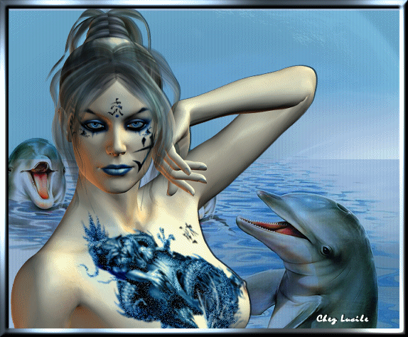 BONSOIR Contente de vs retrouver,et avc Mon PC, enfin r&eacute;vis&eacute;,mon informaticien me l'a ramen&eacute;�ouf! Je vs resouhaite la Bienvenue avec ctte femme brillante,la mer et  Dauphin�original et  beau�  Bi