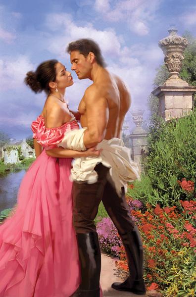 Devant la mer ou rivi&egrave;re�Verduire, une bell batisse,est l&agrave; enlac&eacute;s un couple s'aime �Elle en bell rob rose longue les &eacute;paules d&eacute;nud&eacute;s,sont &eacute;pris et veulent s'embrasser�Romantisme Amour D&eacute;sir