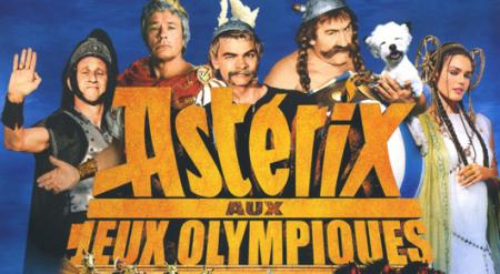La Troupe bien sympa et marrante:du Film tir&eacute; des bandesDessin&eacute;es ASTERIX AUX JEUX OLYMPIQUES !! amusant marrant en film aussi !! &ccedil;a vaut le coup de voir!! rire  le dimanche bien, faut d&eacute;compresser !!