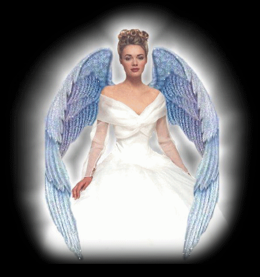 Brille cette femme superbe Ange Blanc Bleu Etoiles Beaut&eacute; pr les Yeux Beaut&eacute; pr Le Coeur��DOUCE NUIT  BEAUX REVES &&