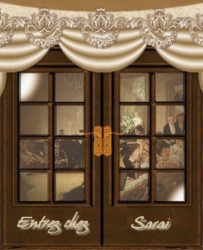 BONJOUR � Je vs souhaite un agr&eacute;able Mercredi �  Image  d'une Porte s'ouvre sr un style d'Epoque  l'Epoque Romantique�  Joli Cr&eacute;a Sarai��Merci  �  Bizz   marie-andr&eacute;e  &