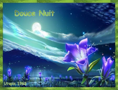 Pas encor l'heure, BON AP, BONNE ET AGREABLE SOIREE,  et DOUCE NUIT beaux r&ecirc;ves, comm cette bell image Montagne la lune Nuages Belles fleurs�Color&eacute;, et le soleil Dans Mon Coeur Comm dans le Votre