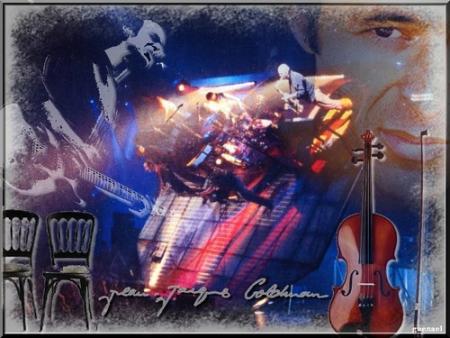 JE L aime bien aussi, c'est un grand auteur compositeur pr lui, pr d'autr artist, dont C&eacute;line Dion:Jean-Jacques Goldman � couleurs violencelle,on le voit de fond  Joli Cr&eacute;a ��