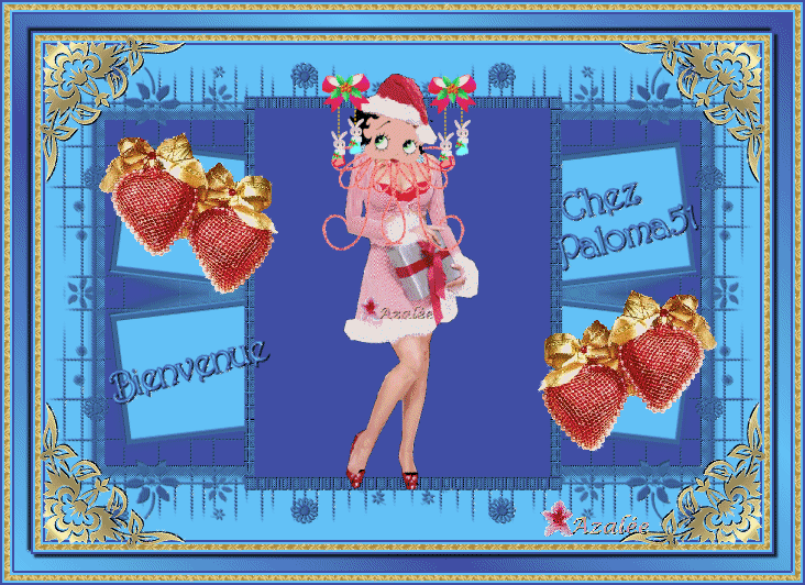 . Betty Boops,   en Visite,  coquette  et  bien ravissante  �  Merci  Paloma �   Belle cr&eacute;a ��