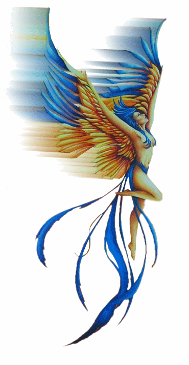 Svelte souple, beau corps  jolis pans bleu belles ailes d'anges dor&eacute;  dns son intimit&eacute;  belle femme  SENSUALITE DESIR L'AMOUR LA PASSION LA TENDRESSE &&