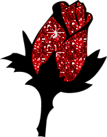 En tte simplicit&eacute; et  dans l'amour  amical   l'amiti&eacute;,  je vs offre cette  Rose  rouge  blanc Etoiles brille   Noire la verdure, original  et joli � Un ptit cadeau!!!  BONNE SOIREE GAIE  et 